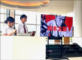 発表の様子1枚目