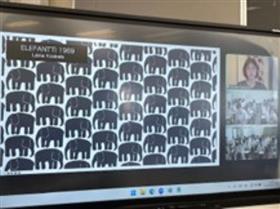 フィンレイソンのアイテムのエレファンティ説明の様子