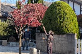 取付作業の様子1枚目