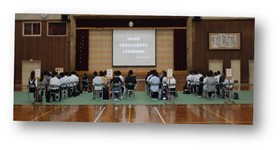 入試説明会の様子