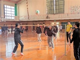 ソフトバレー大会の様子