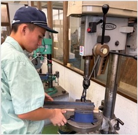 卒業制作展の準備の様子