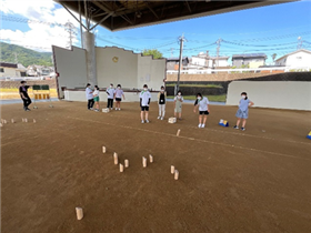 大町ひじり学園とのふれあい交流1