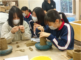 有田中陶芸交流授業4