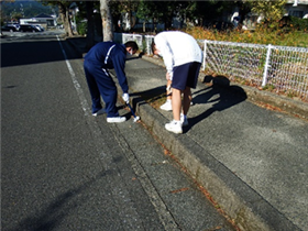 町内ボランティア活動1