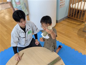 子ども達と一緒に